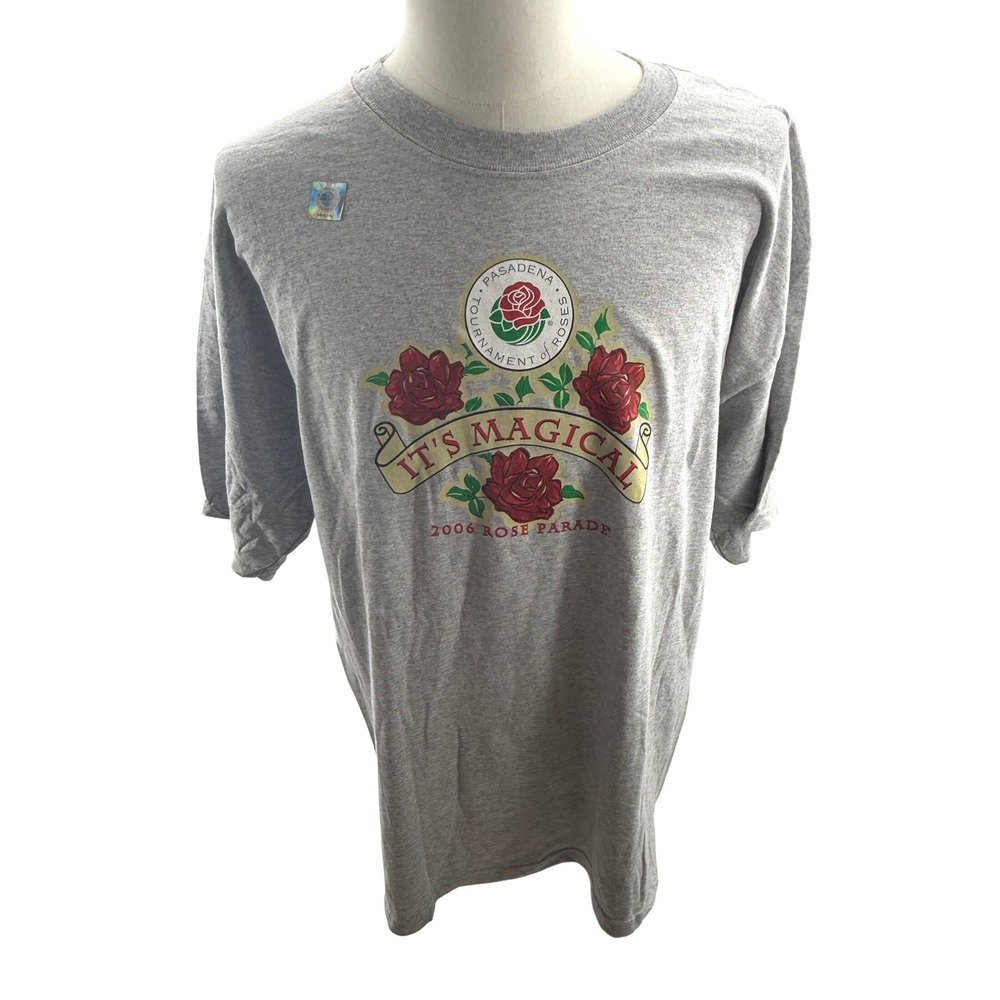 NCAA 2006 Rose Parade Vintage Grey Tee Shirt Mens XL ‎ NEW